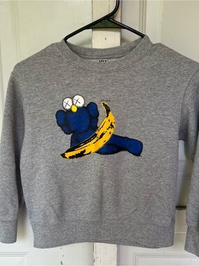 KAWS x Andy Warhol Uniqlo Kids Sweater 7/8 Years Old!